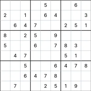 Example 9 by 9 Sudoku grid with some numbers filled in. The accompanying text explains the row, column and box rules.